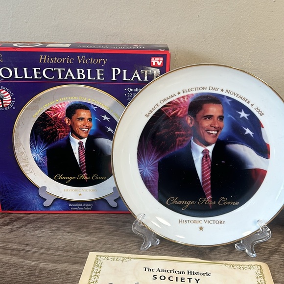 President Barack Obama Collectable Plates - Picture 2 of 9
